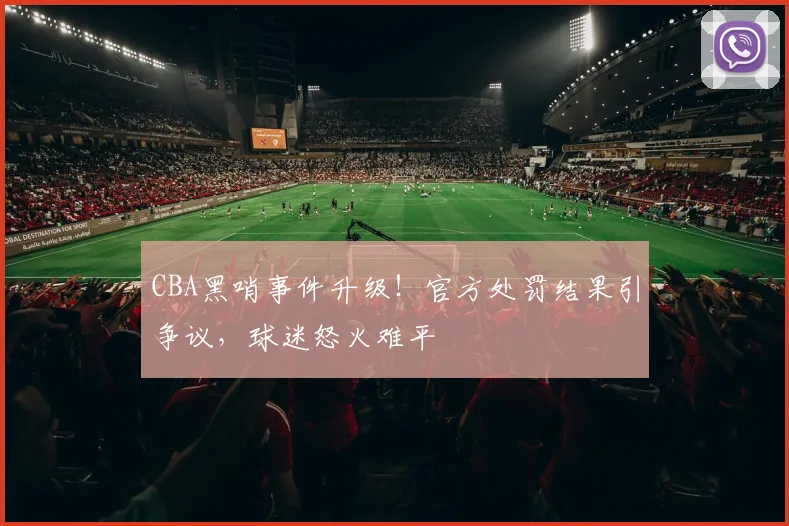 CBA黑哨事件升级!官方处罚结果引争议,球迷怒火难平